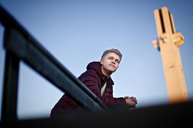 Ilmajokelainen Eero-Pekka Hautamäki (18) nousi kotiseurakuntansa kirkkovaltuustoon toiseksi suurimmalla äänimäärällä. 108 ääntä tuli seurakuntanuorissa aktiivisesti toimivalle Hautamäelle yllätyksenä. KUVA: TOMI KOSONEN