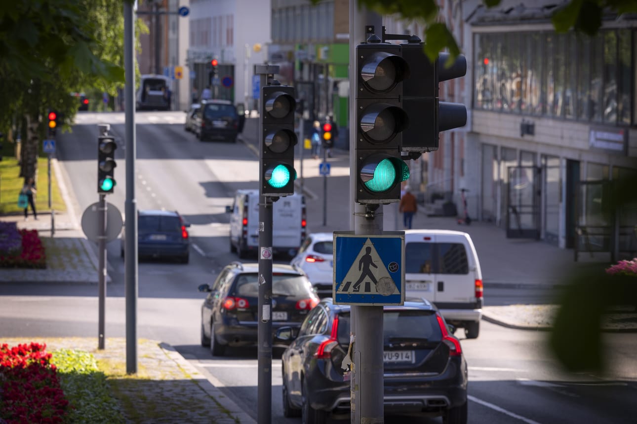 Liikennevalojen uudistamislistan kärjessä on Vaasanpuistikko.
