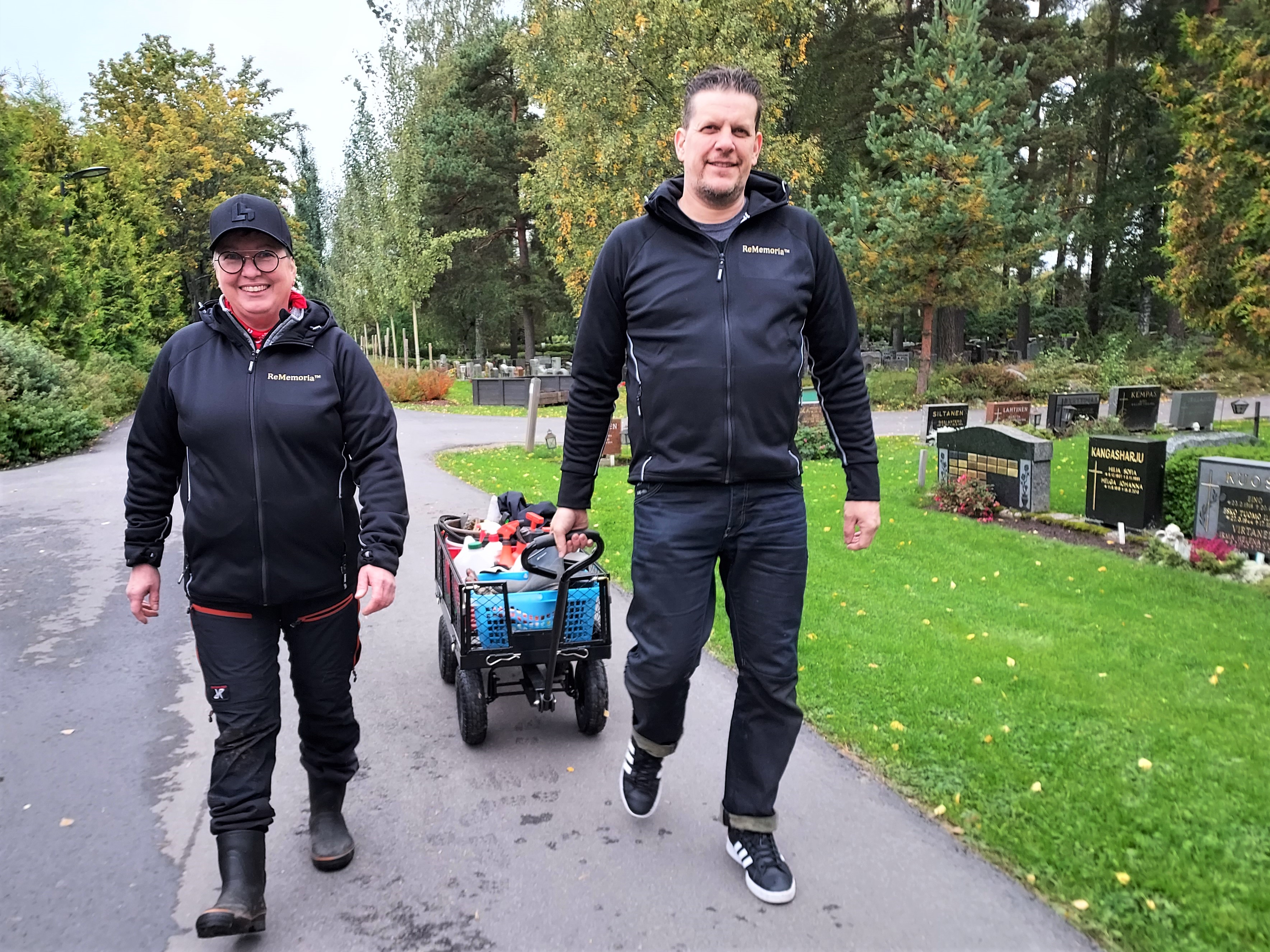 Hautakivet uuteen uskoon vaasalaisyrityksen avulla