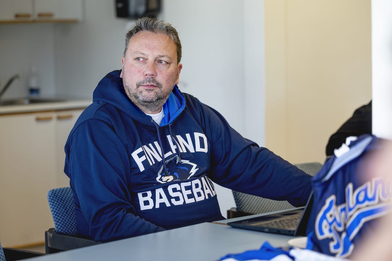Jani Karvonen haluaa kehittää baseball-kulttuuria Seinäjoella.