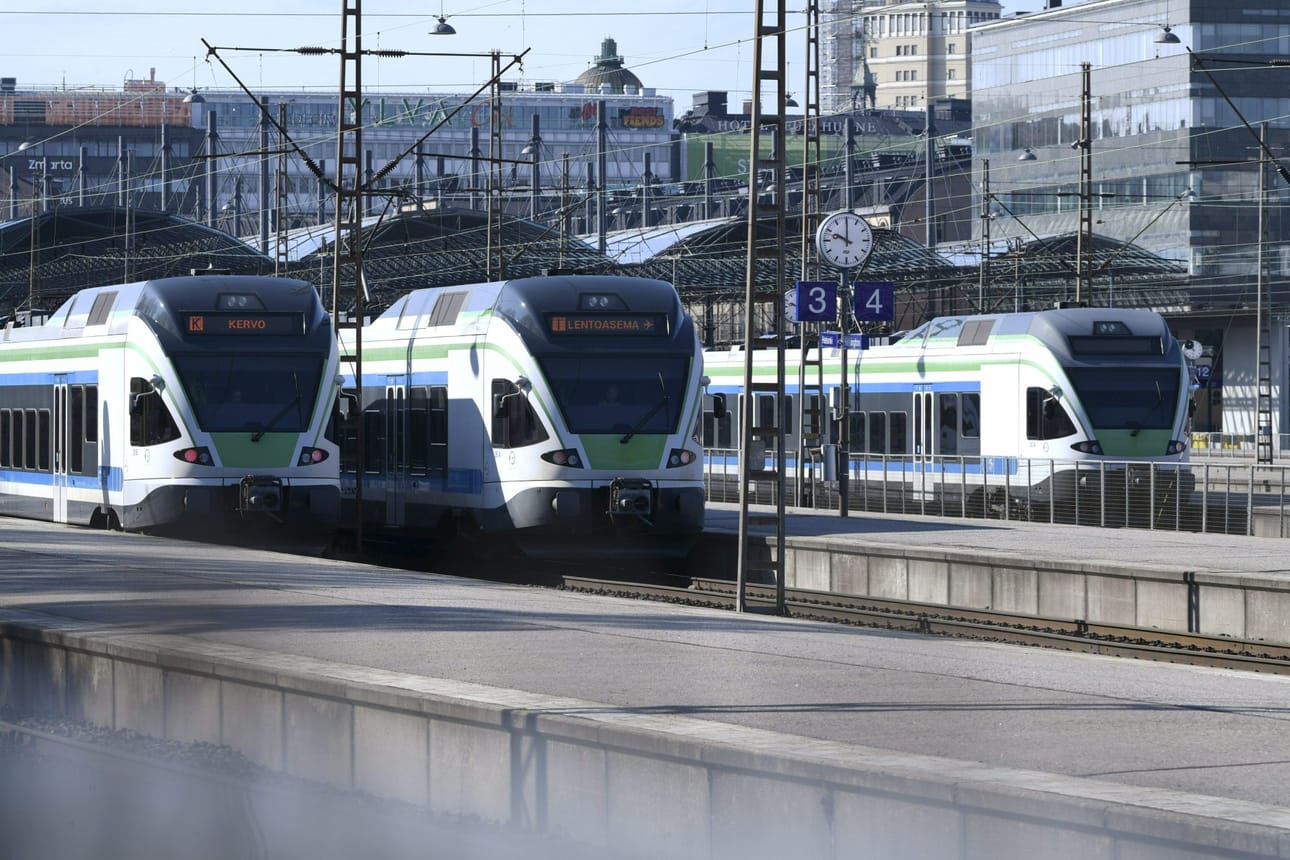 A-, I–, ja P-junat kulkevat tiistaiaamun liikenteessä taas normaalisti. LEHTIKUVA / MARKKU ULANDER