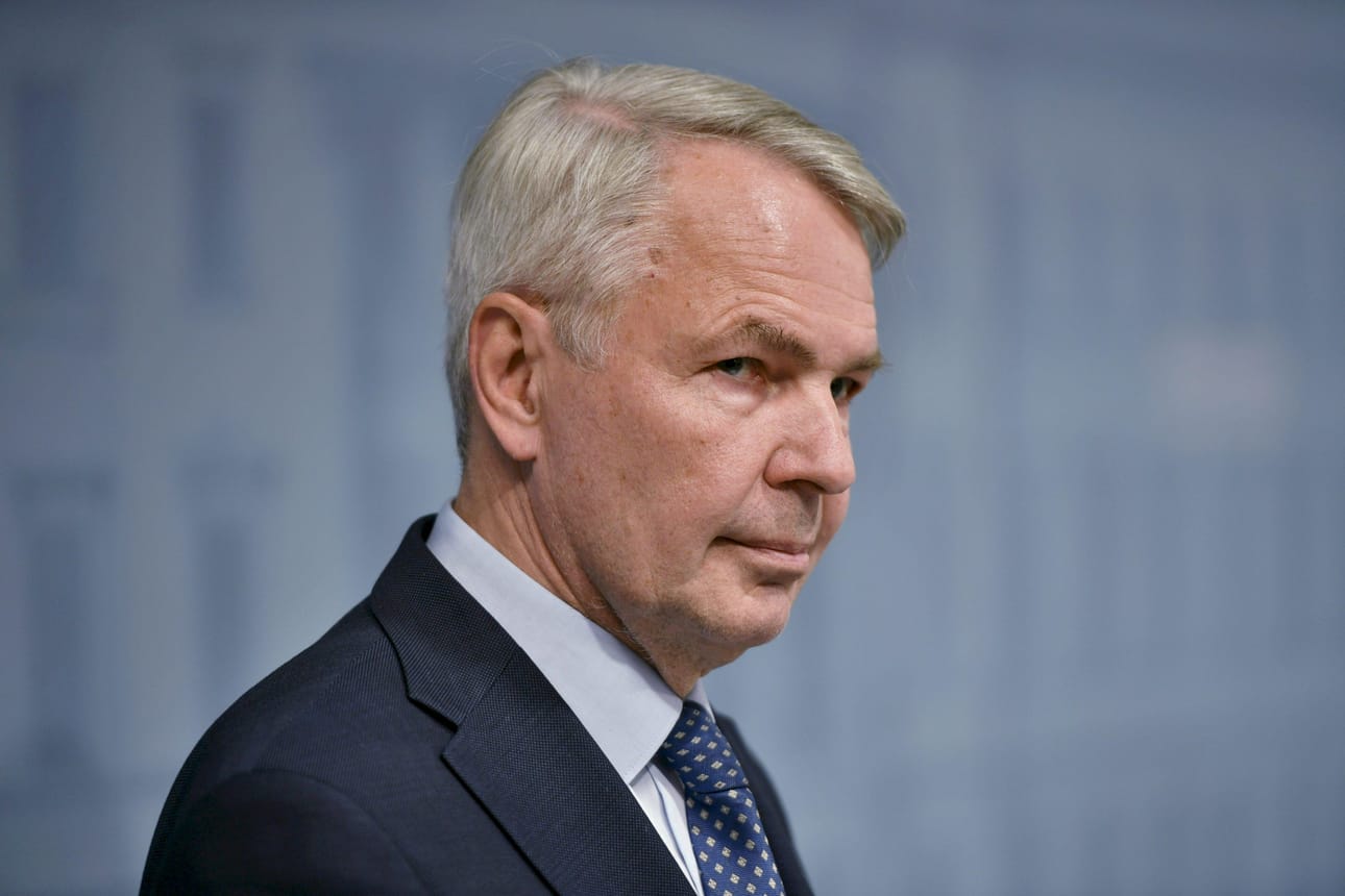 Ulkoministeri Pekka Haavisto (vihr.). LEHTIKUVA / Antti Yrjönen