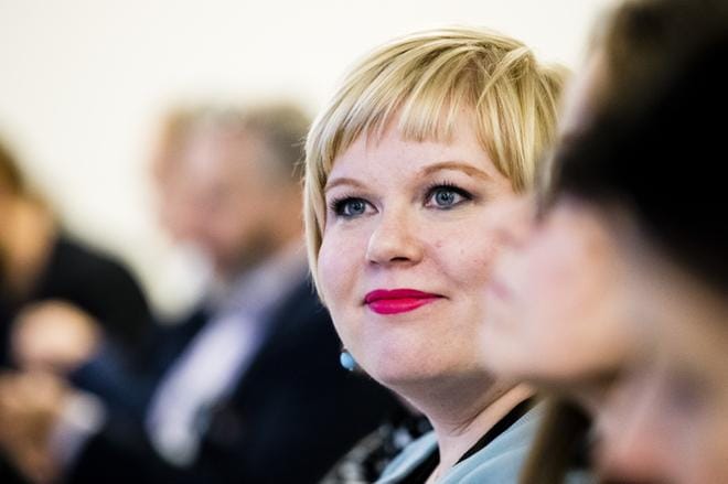 Annika Saarikko. Kuva: Joel Maisalmi