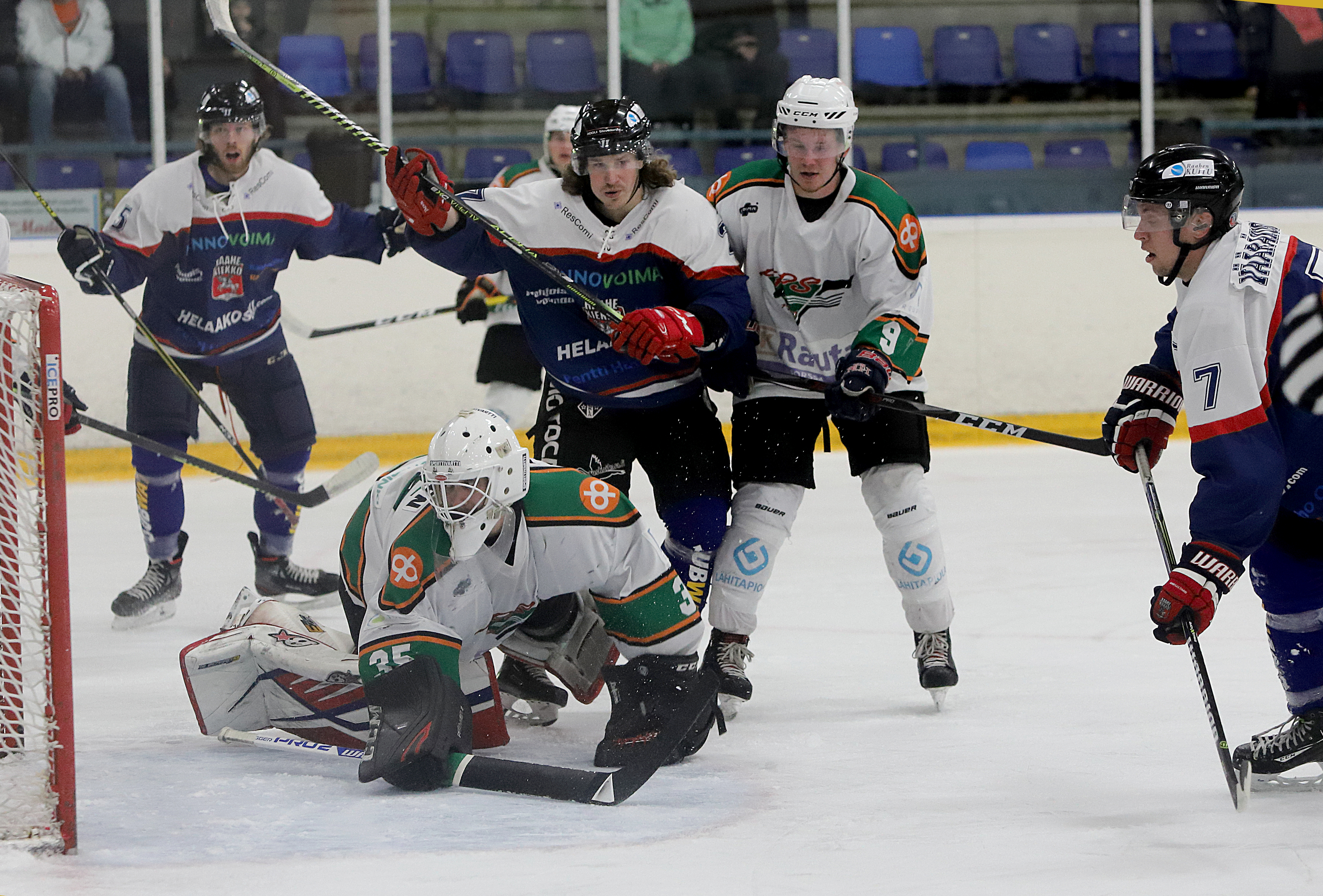 Raahe-Kiekon paras paikka puhkaista maalinteon nollasaldo oli toisessa erässä Teemu Vääräkoskella.
