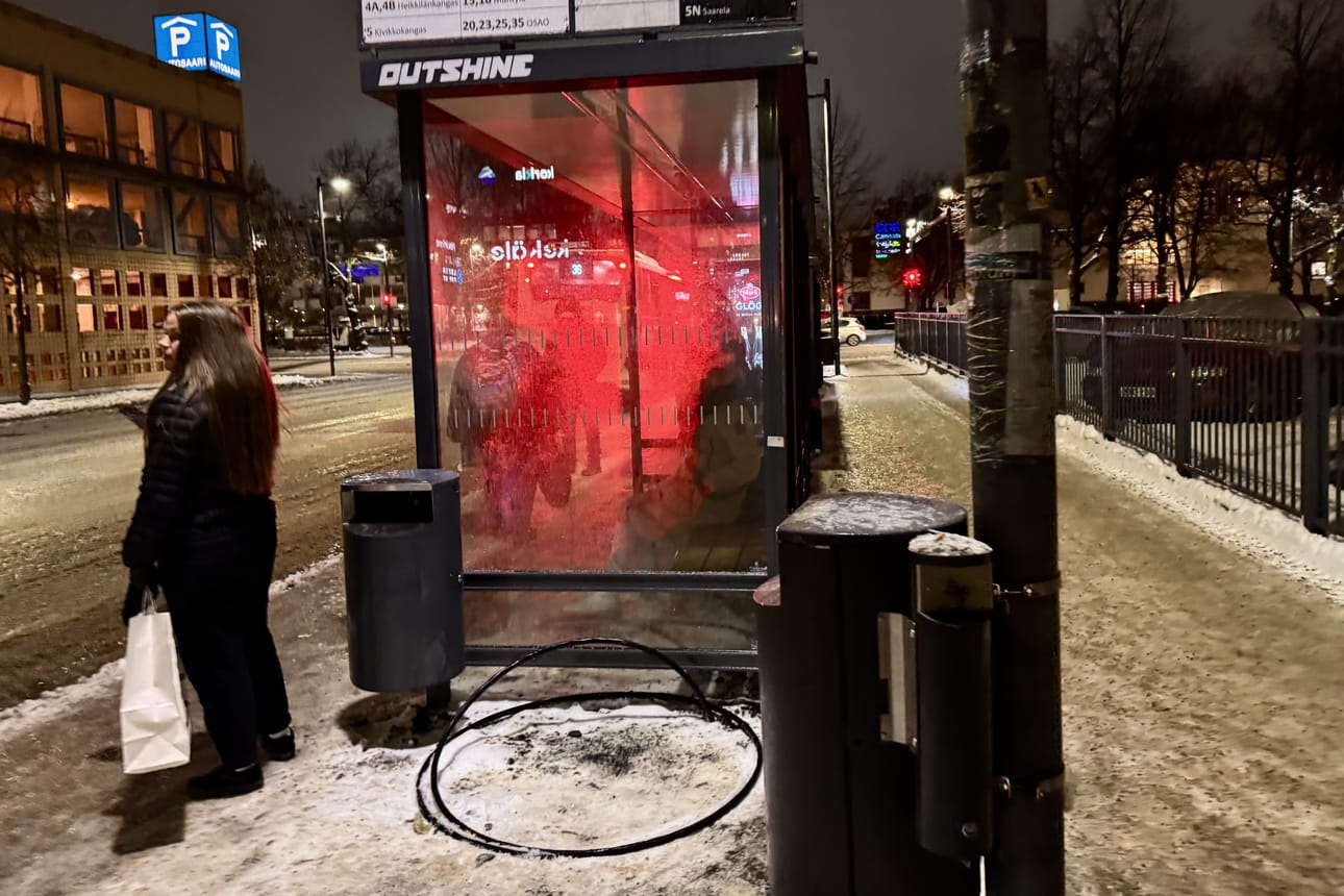 Liukas keli on vaikuttanut myös Oulun bussiliikenteeseen.
