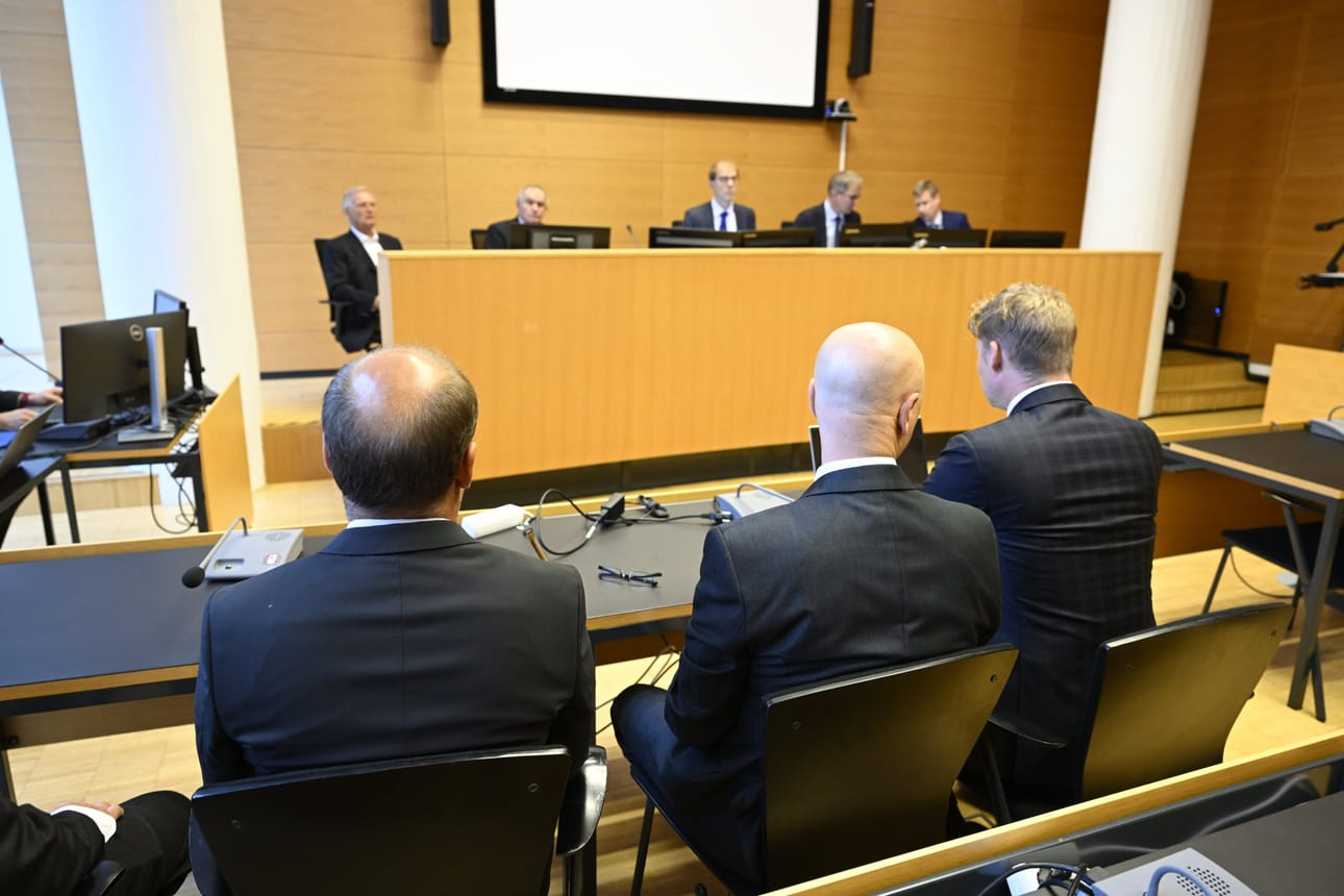 Hangon käräjäoikeudessa alkoi keskiviikkona oikeudenkäynti Hangon Poker Run -venetapahtumassa elokuussa 2020 tapahtuneesta onnettomuudesta. LEHTIKUVA / HEIKKI SAUKKOMAA