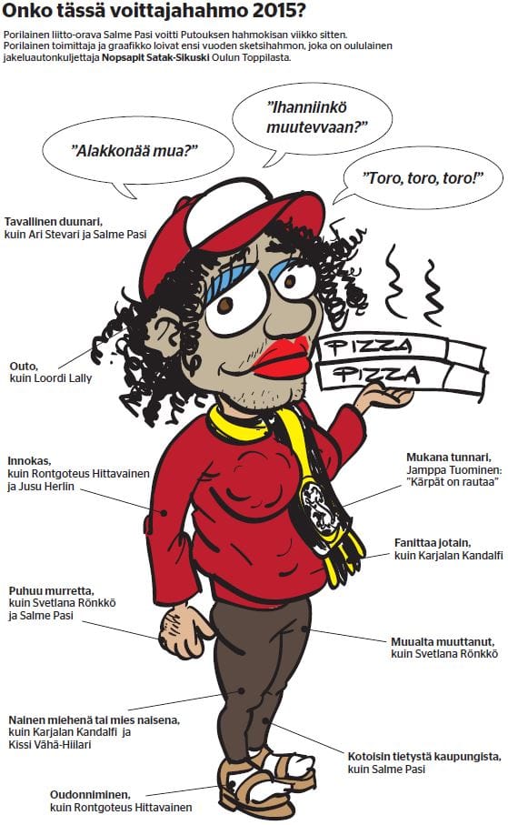 Jakeluautonkuljettaja Nopsapit Satak-Sikuski asuu Oulun Toppilassa.