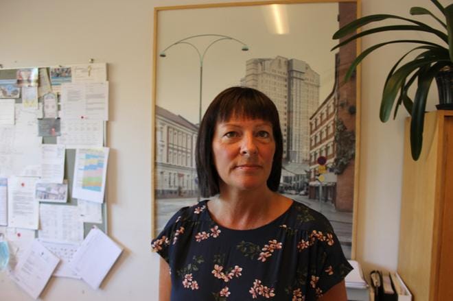 Sihteeri Maria Viikilä on toinen teknisen viraston työt jättävistä. KUVA: TAUNO RIIHILUOMA