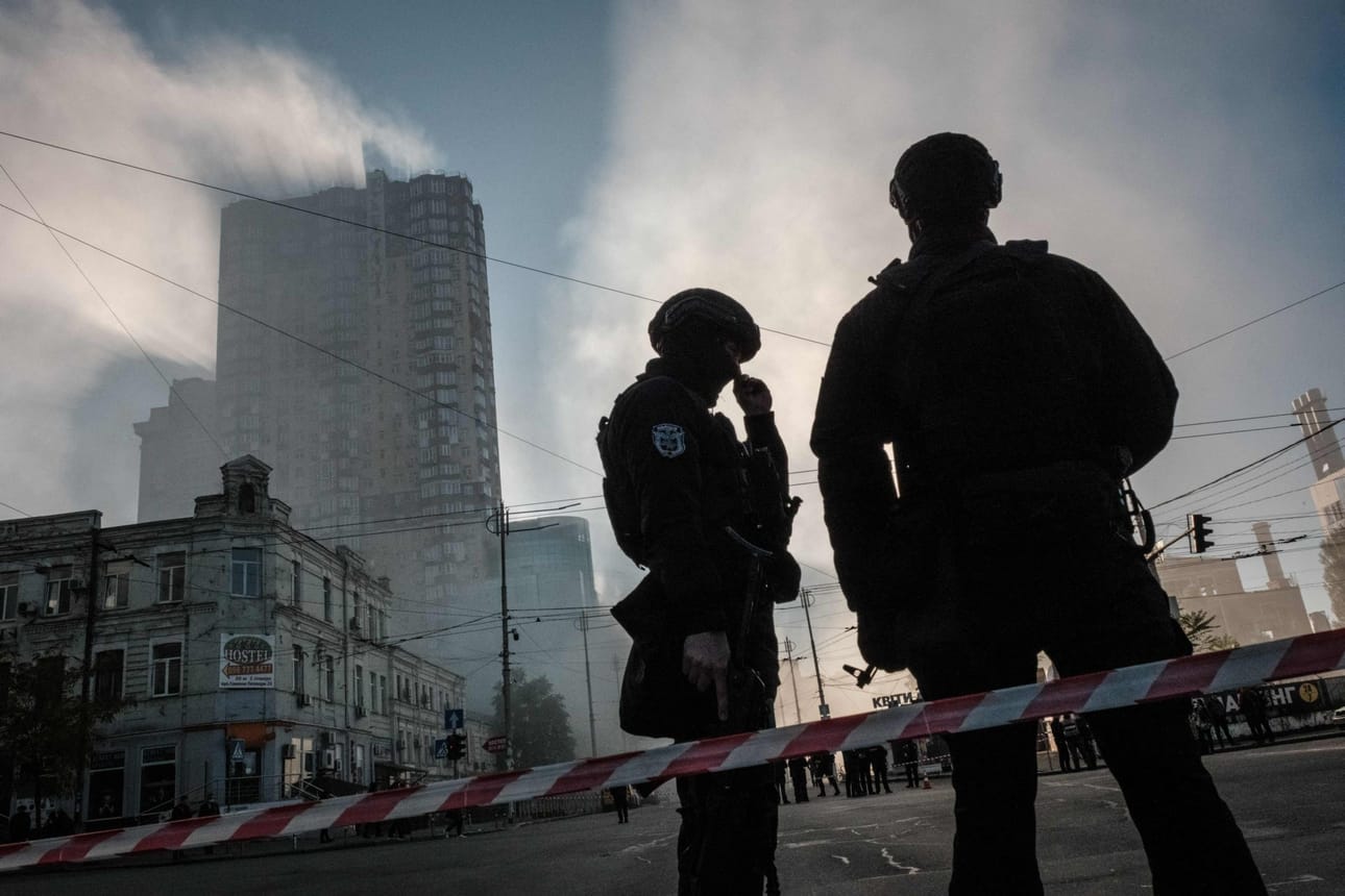 Venäjä on käyttänyt iranilaisvalmisteisia lennokkeja viime viikkoina useisiin iskuihin Ukrainassa. LEHTIKUVA/AFP