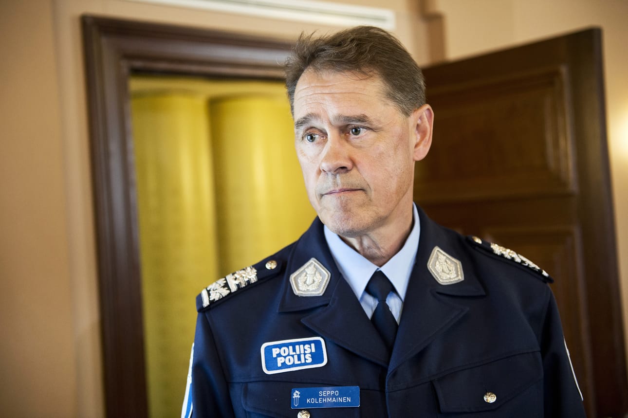 Poliisiylijohtaja Seppo Kolehmainen. Arkistokuva.