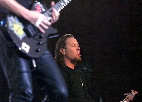 Metallica nähtiin Ruicrockin lavalla vuonna 1999.