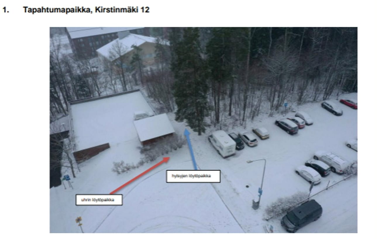 Kirstinmäellä itsenäisyyspäivän aattona tapahtuneen henkirikoksen taustalla oli sekä syyttäjän että puolustuksen mukaan asekauppoihin liittynyt ryöstö. Ampumisessa kuoli 19-vuotias mies, jonka oli tarkoitus ostaa ase syytetyltä. LEHTIKUVA / Handout