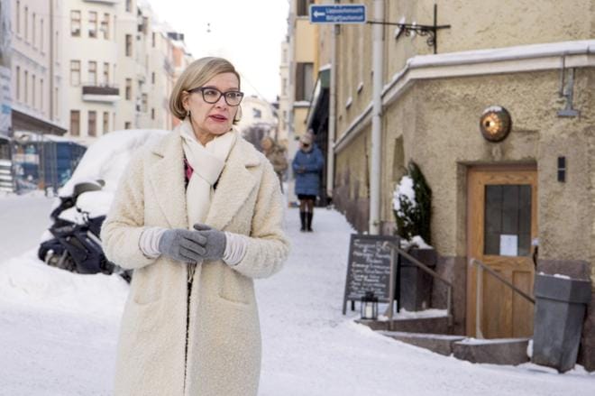 Kansanedustaja Paula Risikko (kok.) johtaa Naisten Valmiusliittoa. Arkistokuva