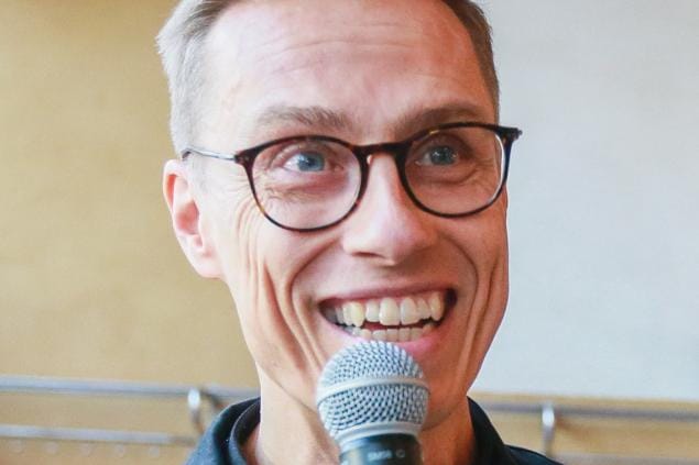 Suomen entinen pääministeri Alexander Stubb (kok.) aloitti kampanjansa kohti EU-komission puheenjohtajuutta, Euroopan unionin merkittävintä johtopestiä. KUVA: EUROPEAN PARLIAMENT HANDOUT