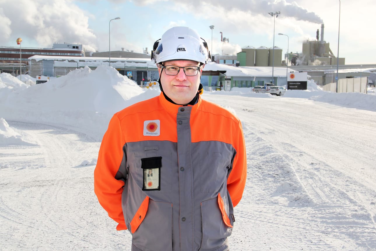Tero Siivola tuli Stora Enson palvelukseen terästeollisuuden palveluksesta. Paperi- ja terästeollisuudessa on hänen mielestään paljon samaa.