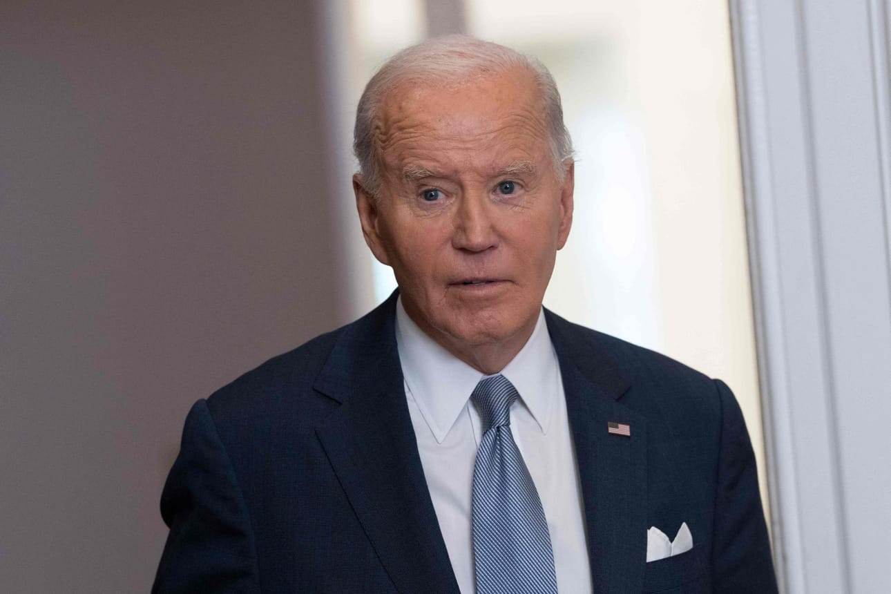 Yhdysvaltain presidentti Joe Biden varoitti, että joillain Syyrian kapinallisryhmillä on synkkä terroristinen menneisyys. LEHTIKUVA / AFP