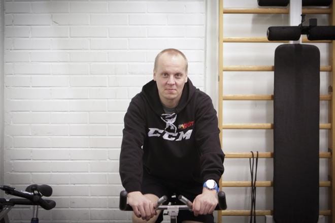 Ville Viitaluoma ja Sport purkivat sopimuksensa tiistaina. Viitaluoman kausi jatkuu HPK:ssa, Sport puolestaan etsii Viitaluomalle korvaajaa. KUVA: SAMPPA TOIVONEN