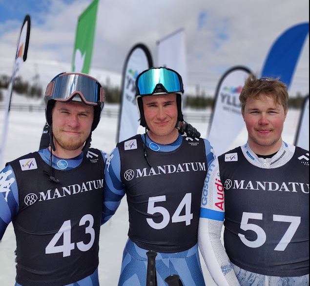 Elian Lehto otti Ylläksellä omansa – Riia Pallari ja Turo Torvinen täydensivät SM-hopeamitaleilla Santa Claus Ski Teamin täysosuman.