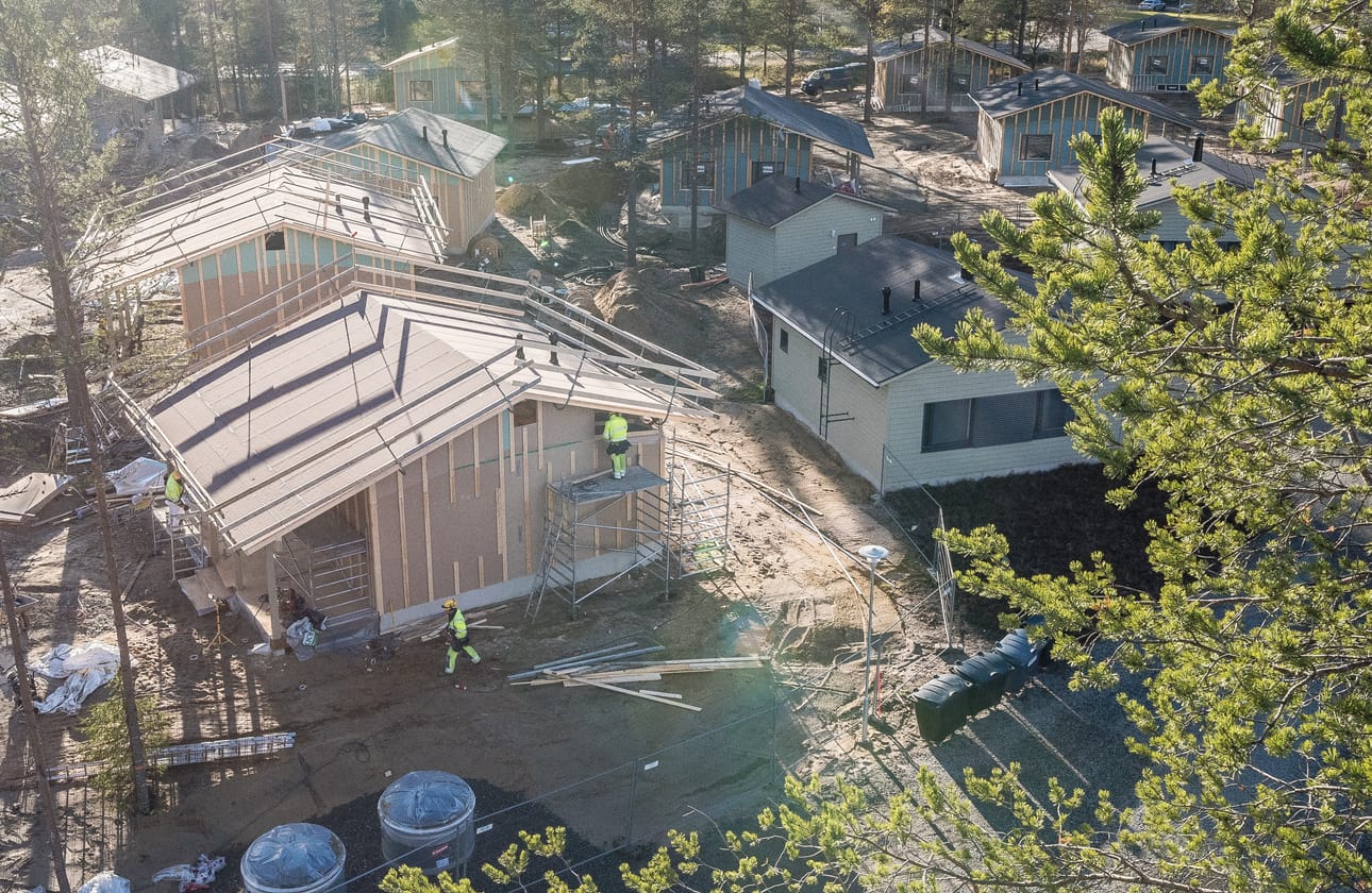Holiday Club Resort Kuusamon keskustassa on remontoinut hotellia ja rakennuttanut sen ympärille jo 64 huoneistoa.