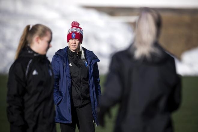 Sanna Keromaa on astunut sivuun FC Sportin valmennusvastuusta. KUVA: JARNO PELLINEN