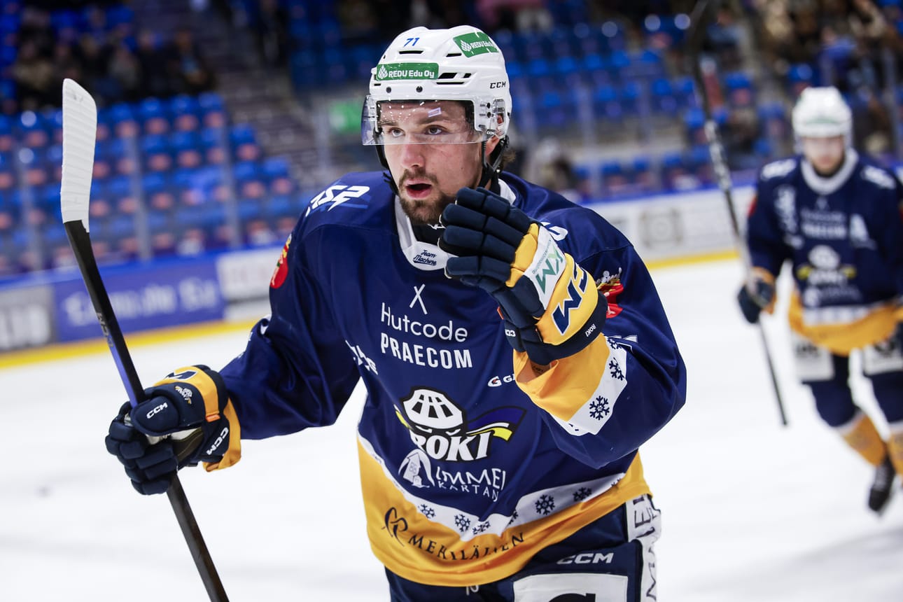 Ja jälleen sai tuulettaa. Evan Boucher teki kauden 11. maalinsa Keuruulla ja jakaa Mestiksen maalipörssin kärkisijaa.