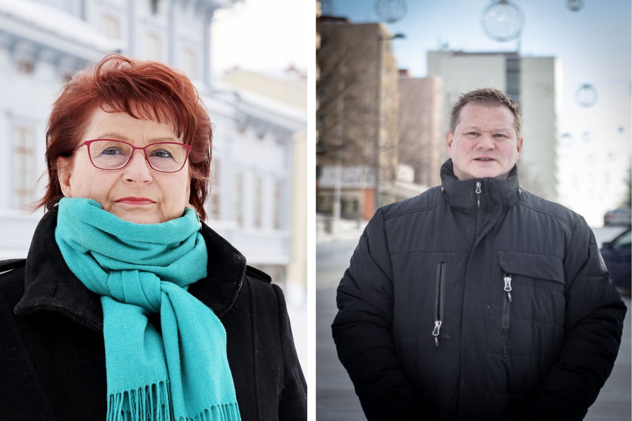 Outi Keinänen ja Kalle Huusko