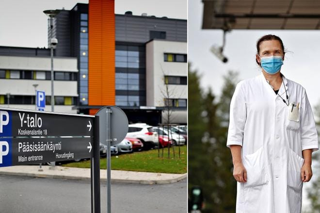 Seinäjoen keskussairaalassa työskentelevän ylilääkäri Jaana Kauppilan nimi löytyy lasten koronarokotuksia vastustavan kampanjan allekirjoittaneista. Kauppilan mukaan kyseessä on hänen henkilökohtainen asia. KUVA: KARI LÖFHJELM, TOMI KOSONEN, TANJA KORPELA