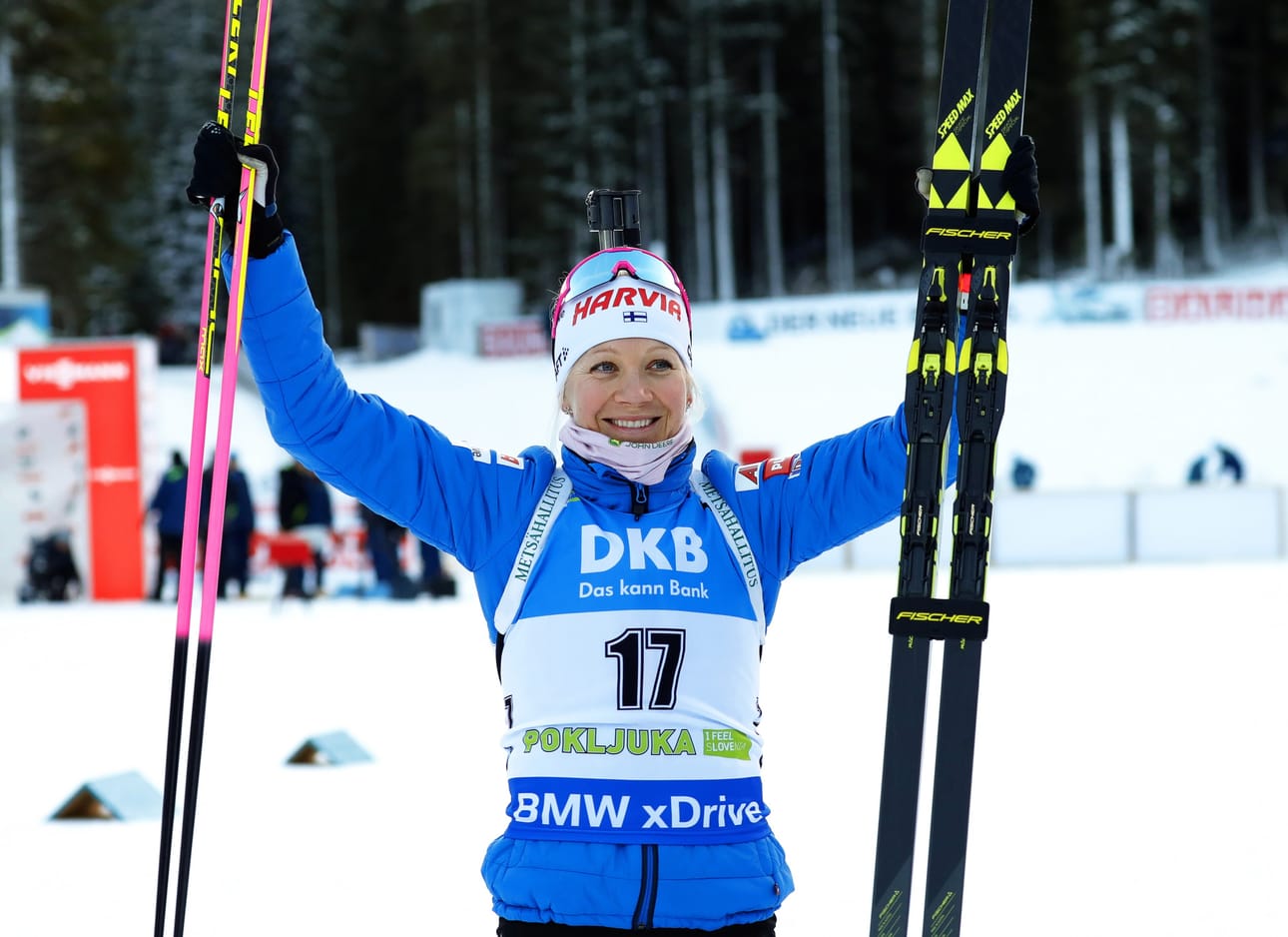 Mäkäräinen otti Pokljukassa voiton myös eilen lauantaina.