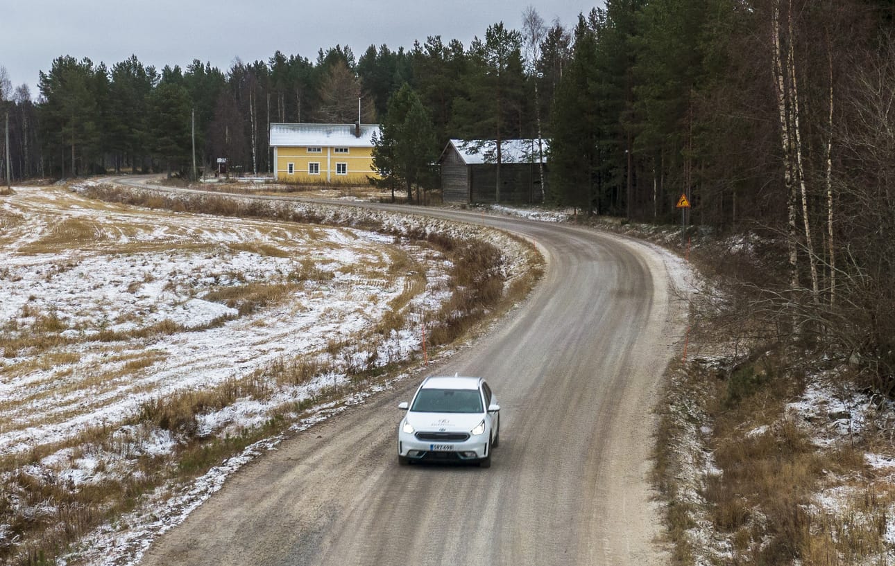 Kunnostettu Siikajoentie oli alkuviikosta hyvässä kunnossa.