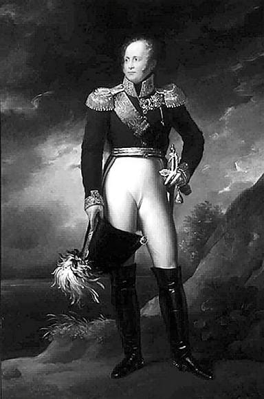 Venäjän keisari Aleksanteri I (1777-1825).