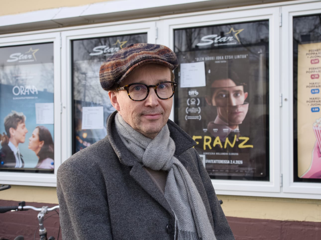 Antti Leikas on ilahtunut siitä, että Franz Kafkasta kertovaan Franz-elokuvaan on tuotu huumoria.