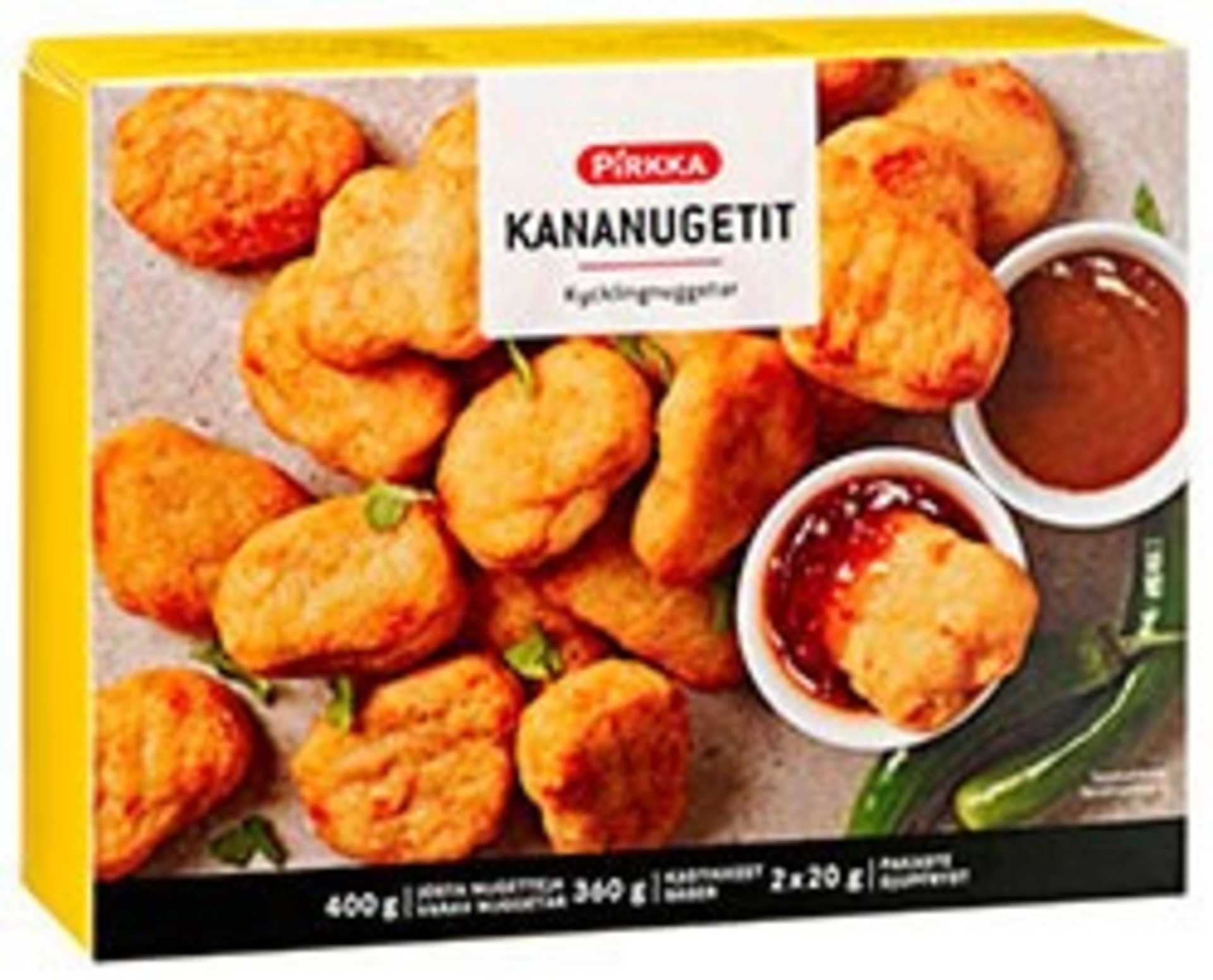 Pirkka kananugeteissa salmonellaa - Kesko veti myyntierän pois