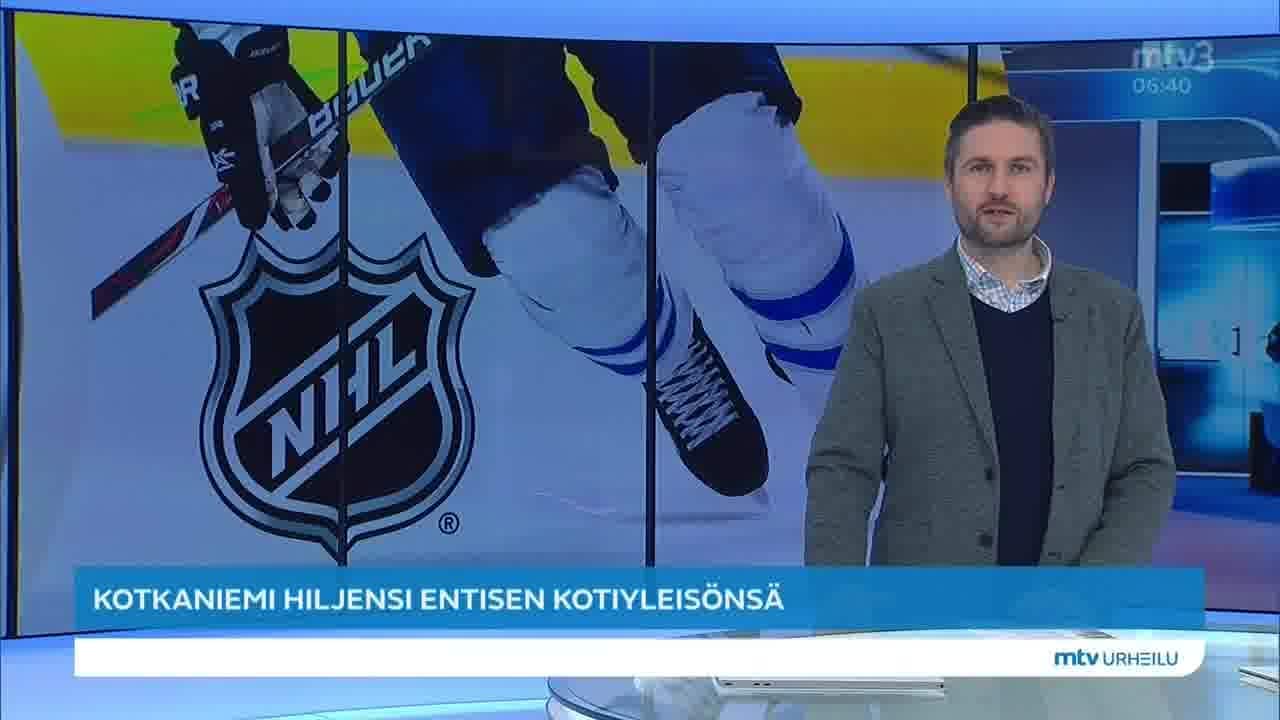 Sebastia Aho tehokkaana Montrealia vastaan
