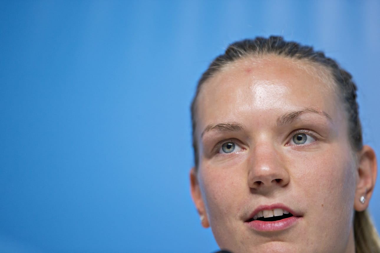 Uimari Jenna Laukkanen kuvattuna Rio de Janeiron olympialaisissa 2016.