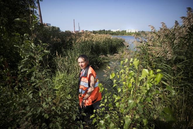 Vaasan Veden toimitusjohtajan Irma Hyryn mukaan jätevettä vuotanut hulevesiputki kuvataan mahdollisimman pian, jotta selviää, johtuiko vuoto rikkoutuneesta putkesta. KUVA: JARNO PELLINEN