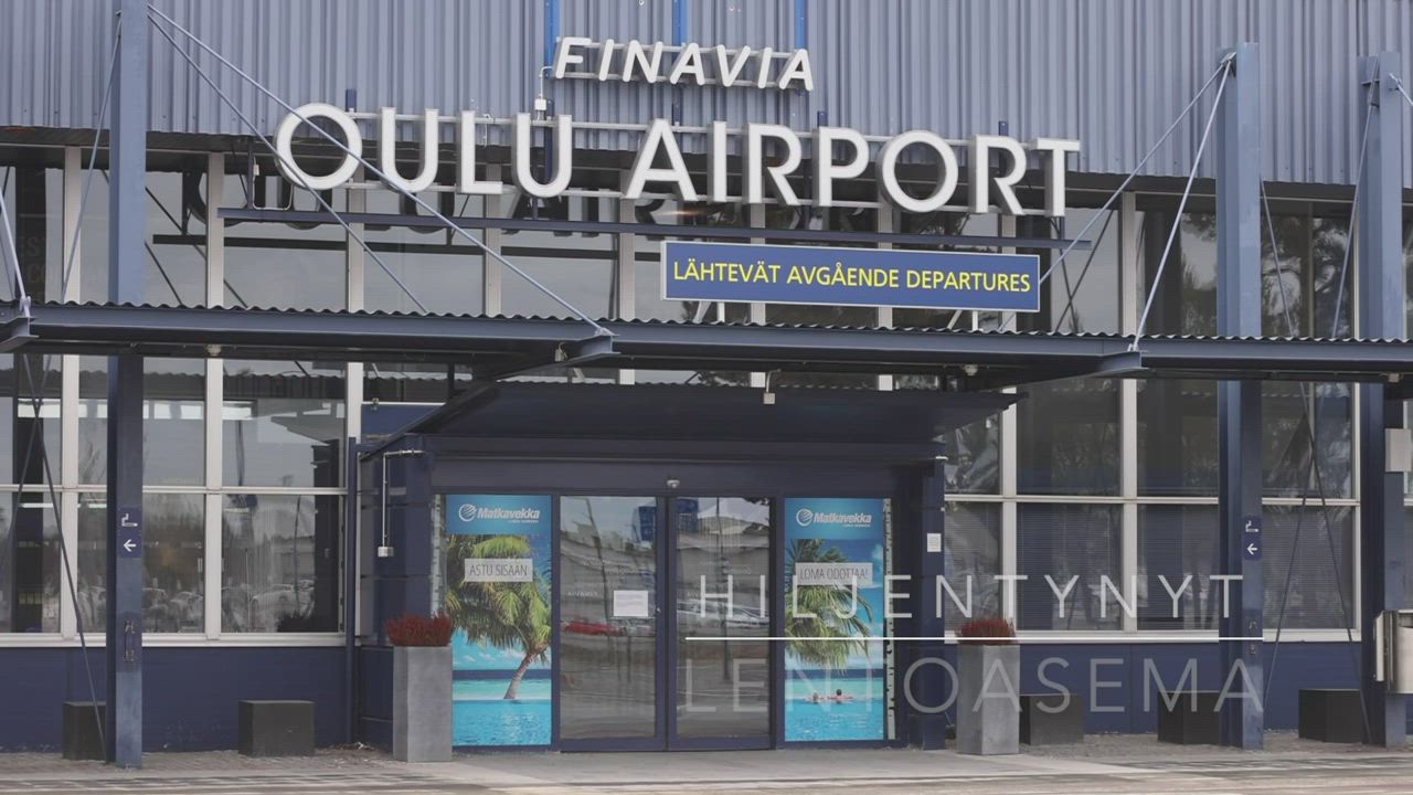 Koronakriisi on hiljentänyt Oulun lentoaseman