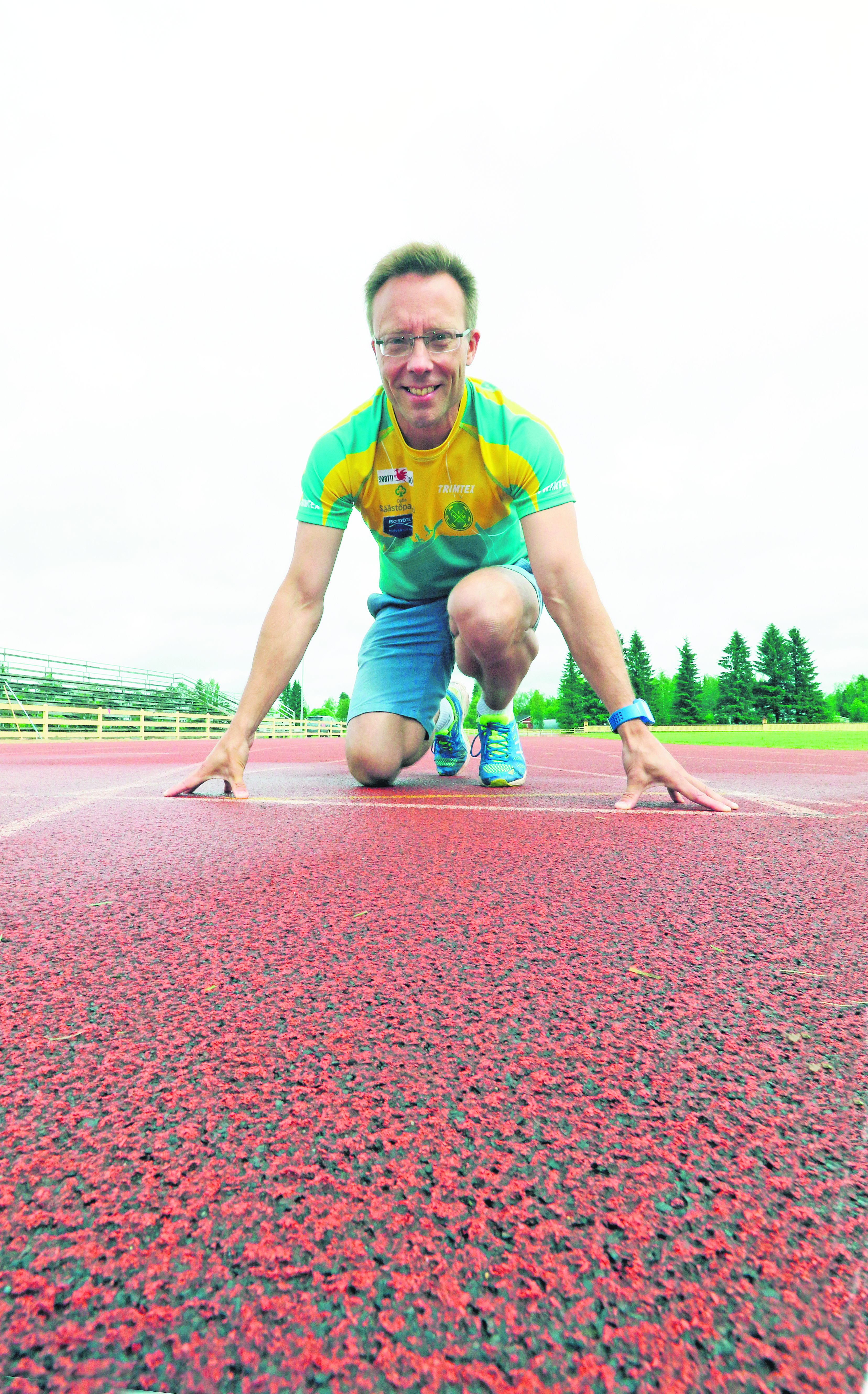 Patrik Mattssonille lähtöviiva on tuttu paikka.