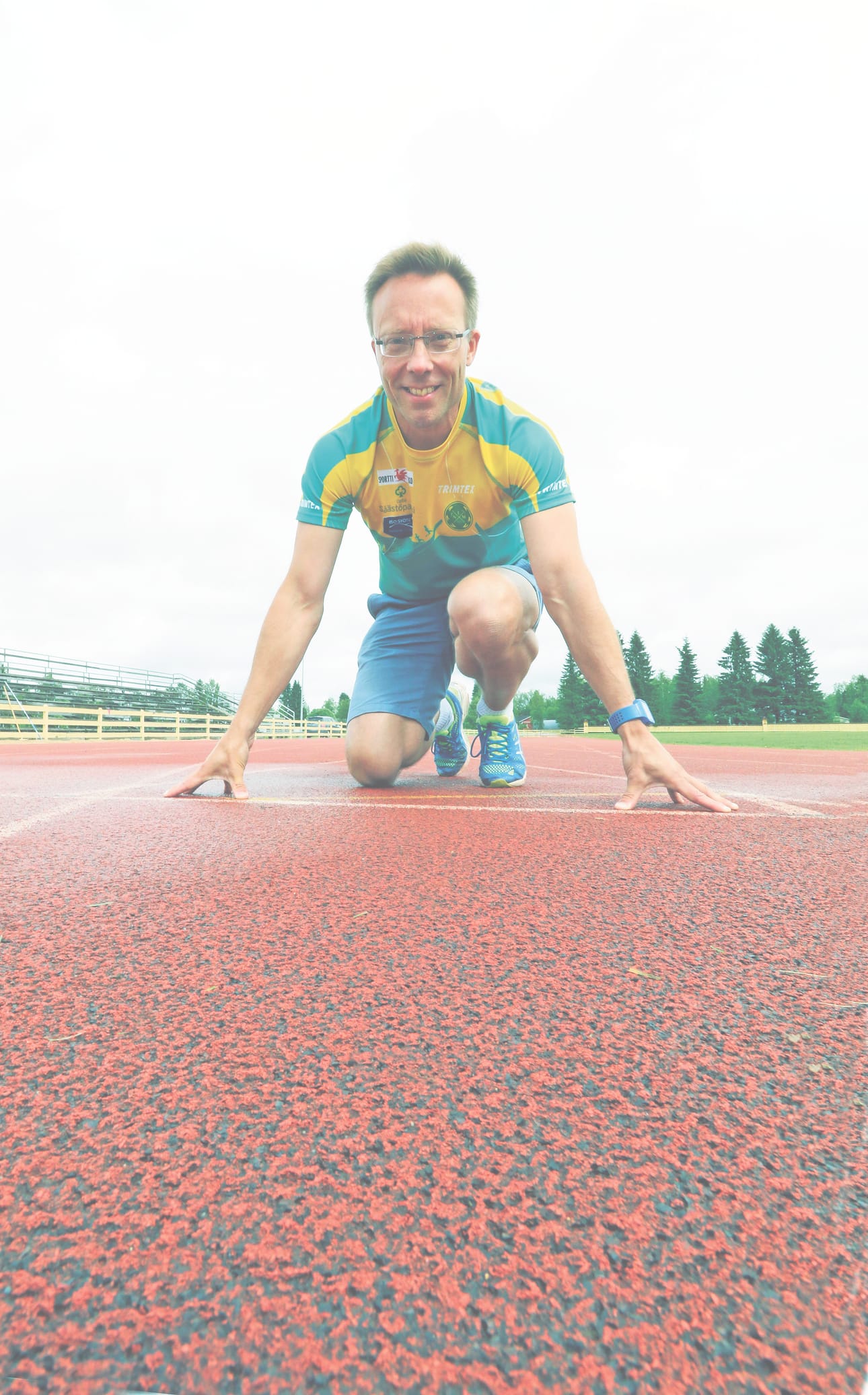 Patrik Mattssonille lähtöviiva on tuttu paikka.