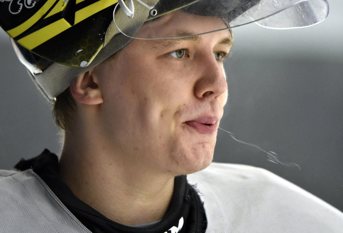 Vehviläisen nollaputki on 190 minuutin ja 13 sekunnin mittainen. SHL:n ennätys on 204 minuuttia ja 47 sekuntia. LEHTIKUVA / JUSSI NUKARI
