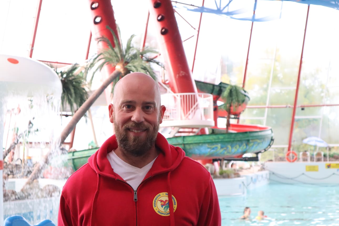 Tuomas Luukkosen mukaan on mahdollista, että kylpylä Tropiclandiaa kunnostetaan vuoden päästä enemmän.