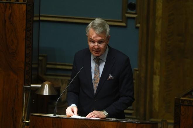 Ulkoministeri Pekka Haavisto muistutti, ettei hän voinut kommentoida asiaa prosessin ollessa kesken. KUVA: Mauri Ratilainen