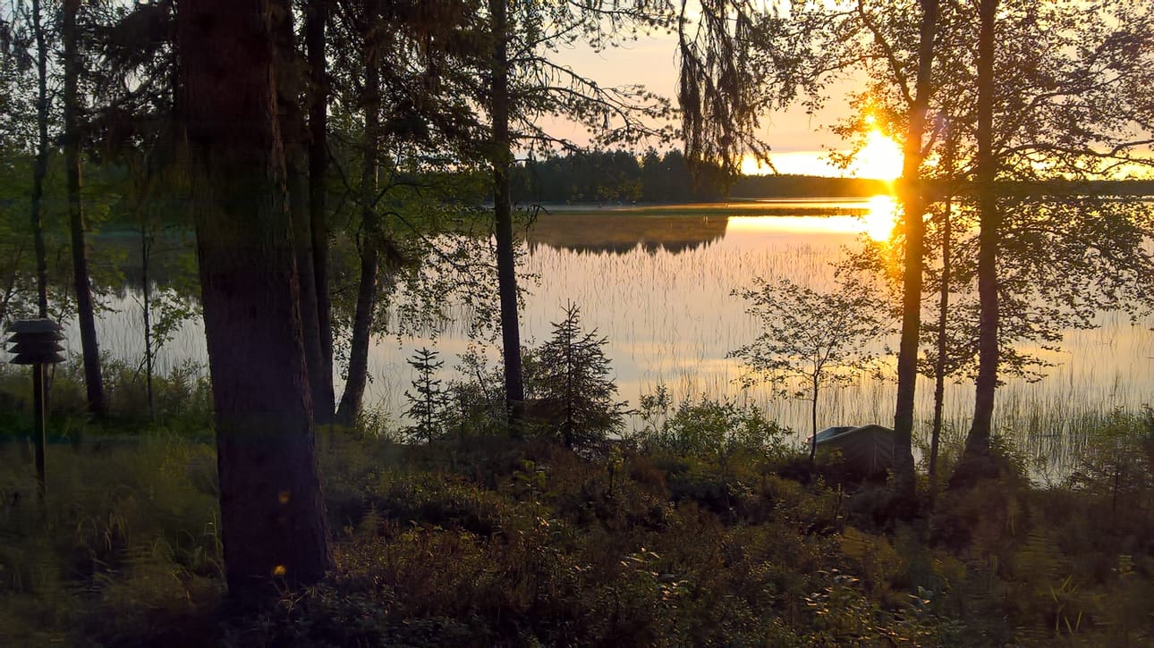 Auringonnousu Soiviojärvellä