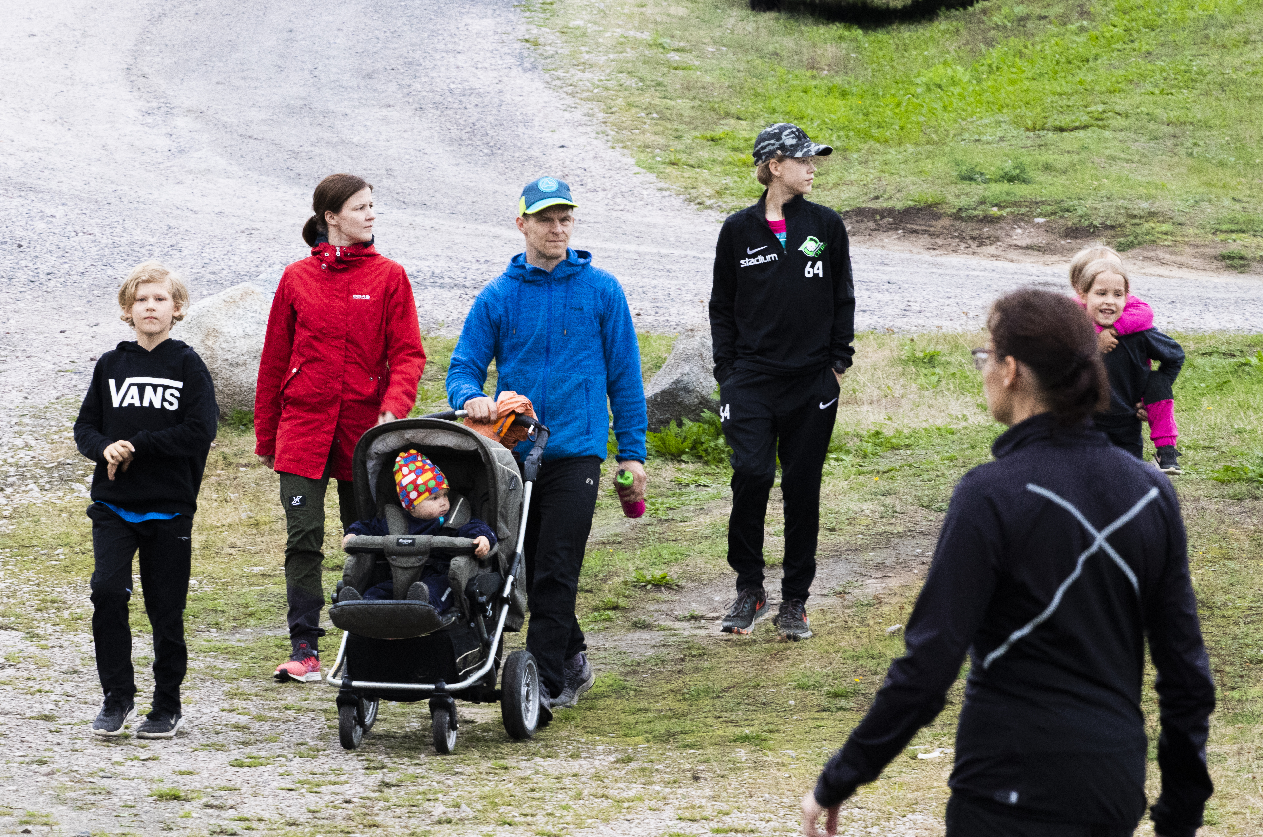 Kuten toive oli, tultiin tapahtumaan koko perheen voimin.