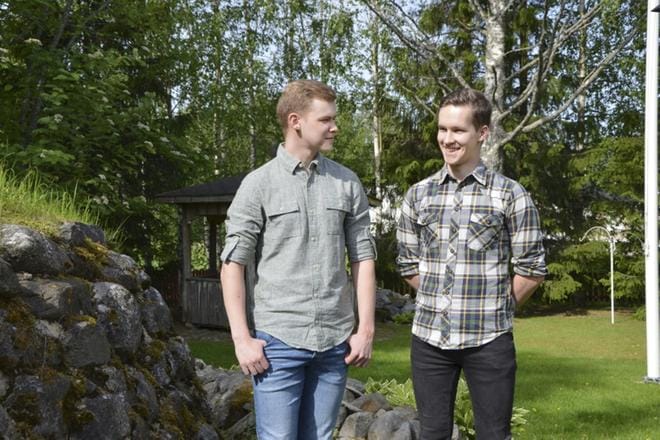 Konserttien ja koulutuksen lisäksi Tuomas ja Lauri Tuomisto tähtäävät kansainvälisiin soittokisoihin. KUVA: RIIKKA ILMONEN