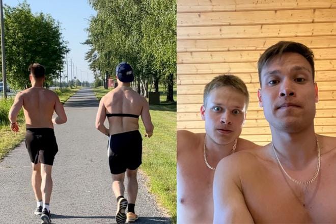 Teknisesti Valtteri ja Jussi ovat velipuolia, mutta pitävät toisiaan veljeksinä. KUVA: VELJESTEN KUVAGALLERIA