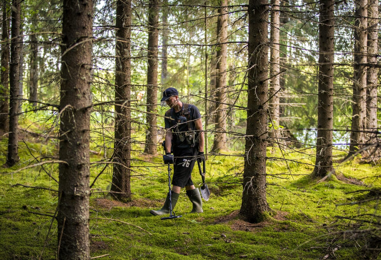 Neljä vuotta metallinetsintää harrastanut Jouni Perätalo sai kipinän harrastukseen alun perin kaveriltaan.