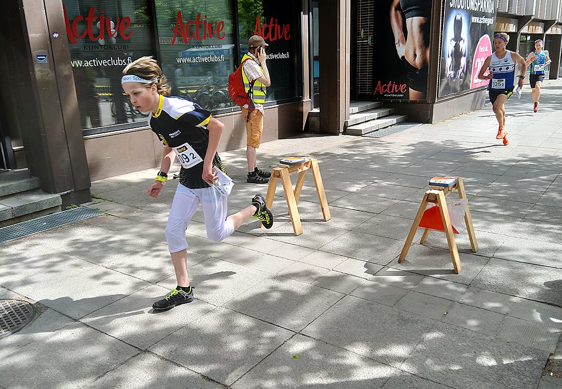 Miska Kuusikon komeaa sprinttivauhtia.