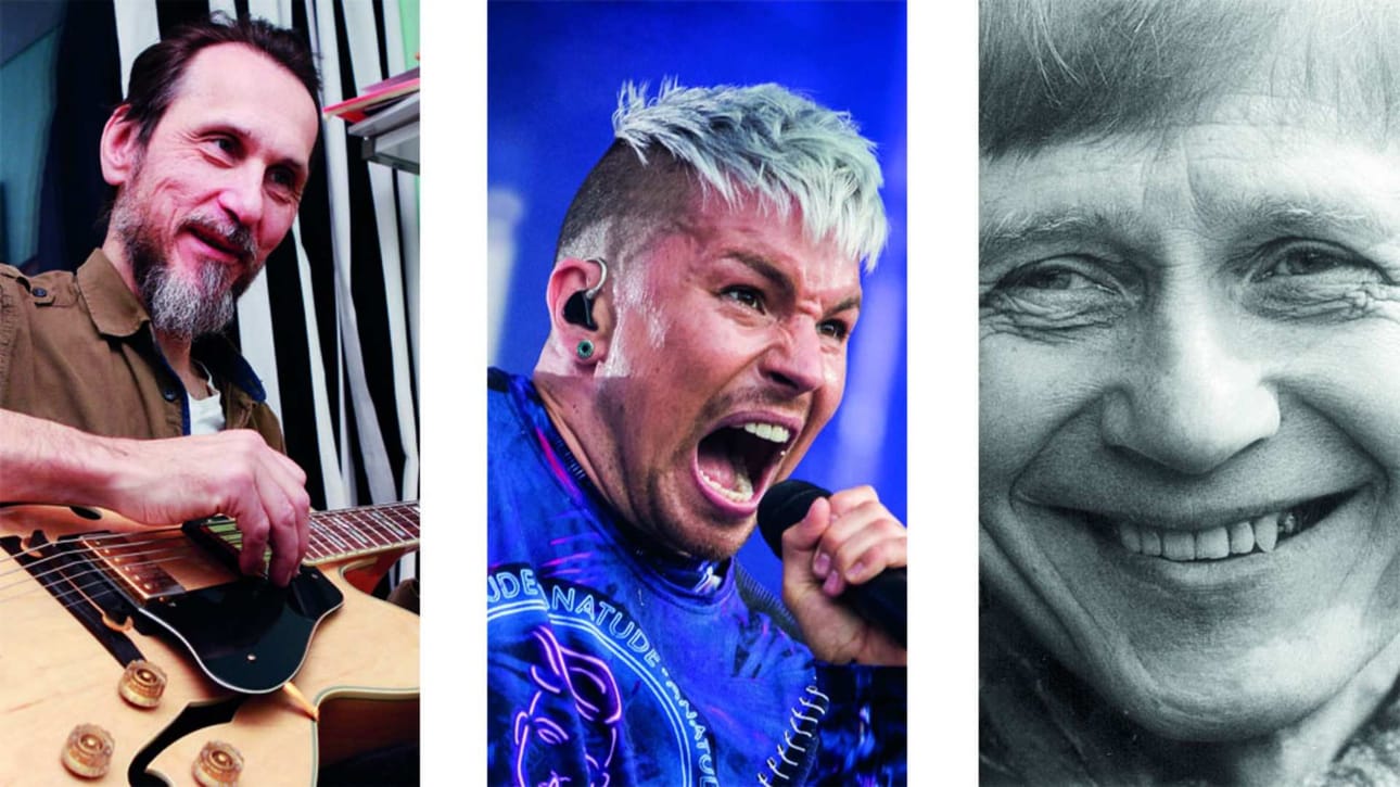 Veli-Matti "Läjä" Äijälä, Antti Tuisku ja Nils Aslak Valkeapää.