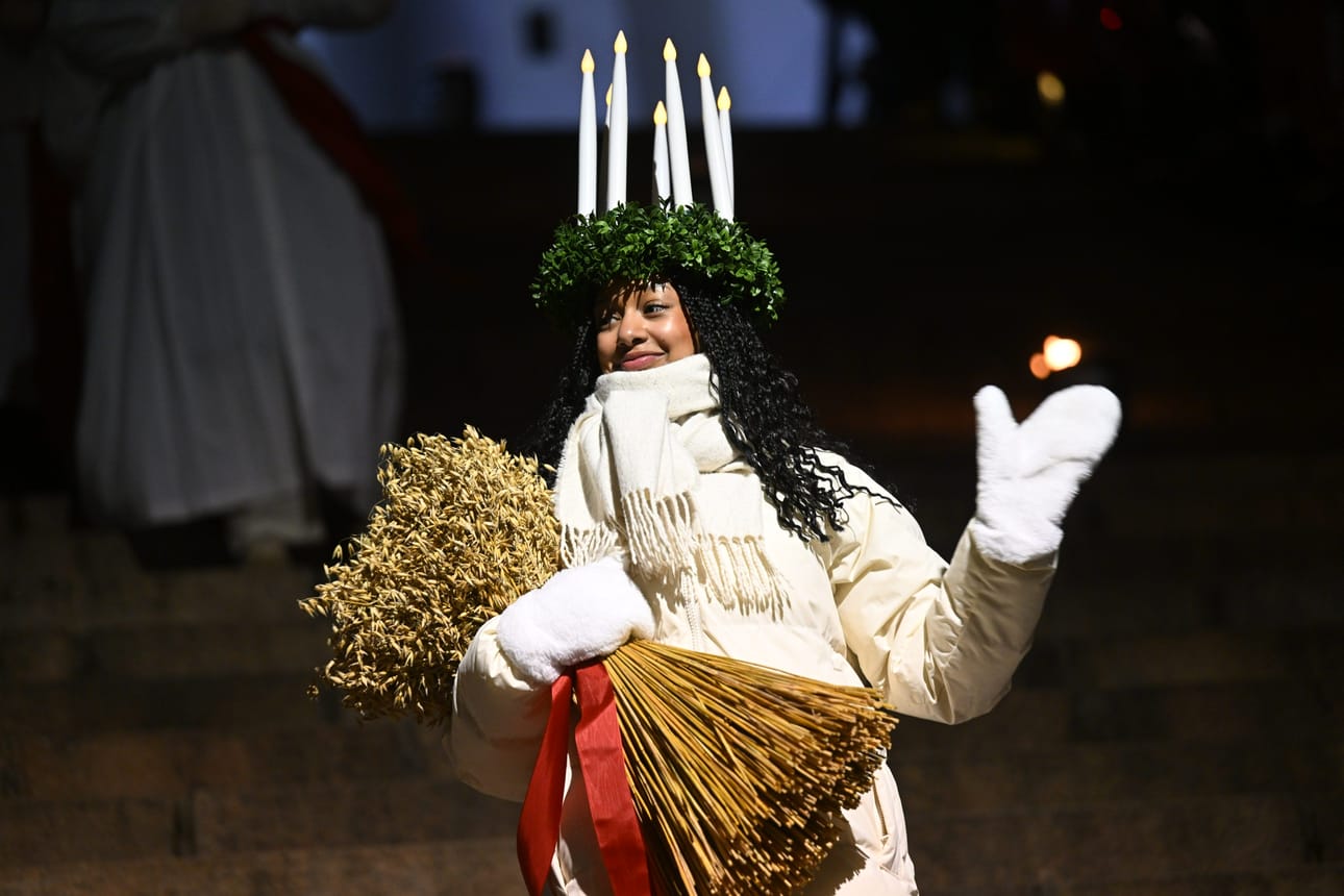 Lucia-neito Daniela Owusu sai valintansa jälkeen tuhansia rasistisia vihaviestejä sosiaalisessa mediassa. LEHTIKUVA / Vesa Moilanen