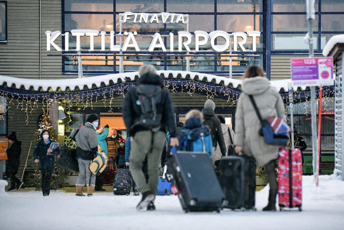 Maran mukaan sota lopettaa venäläisten matkailun Suomessa pitkäksi ajaksi. Kuva Kittilästä viime joulukuulta. LEHTIKUVA / IRENE STACHON